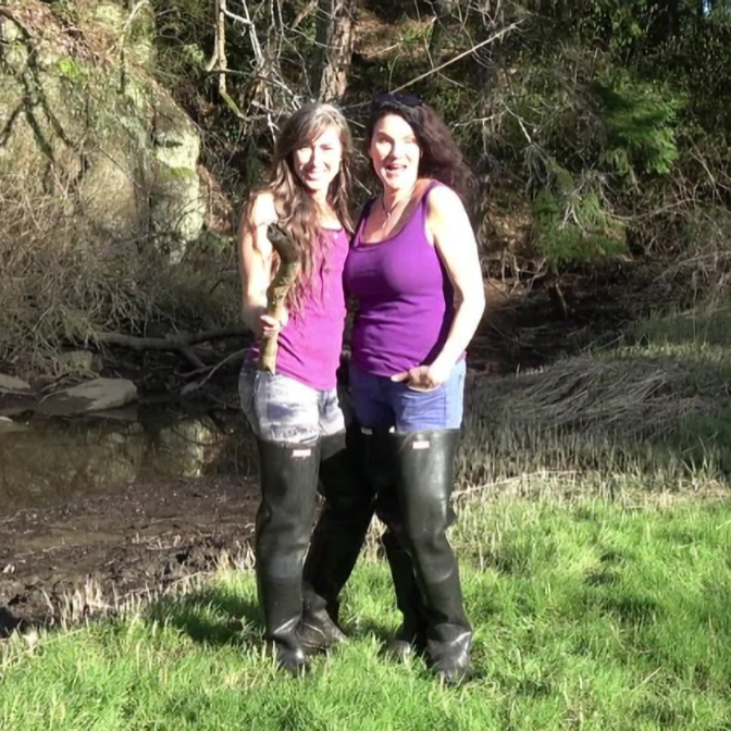 Hunter Waders Find Some Mud