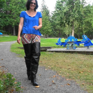 Tina's Adventures in Leather High Heels